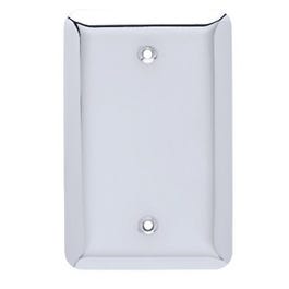 Single Blank Wall Plate, Chrome Online Hot Sale