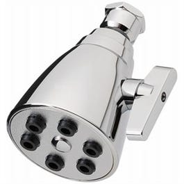 Showerhead, Wall-Mount, 6-Spray, Chrome Online
