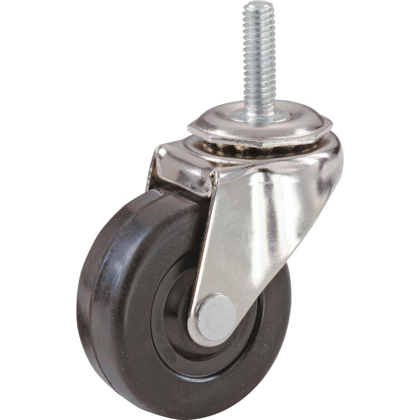 Shepherd 4 In. Rubber Swivel Caster with Threaded Stem Online Hot Sale