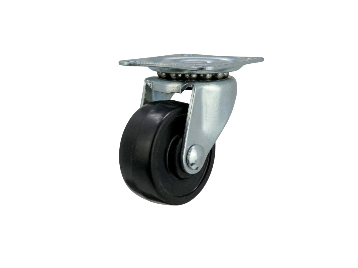 Shepherd Hardware 1-1/2-Inch Swivel Plate Soft Rubber Caster, 40-lb Load Capacity Online now