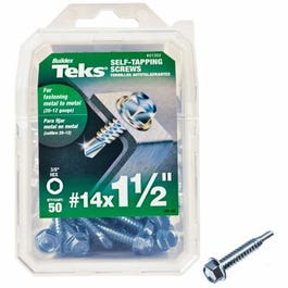 Self-Tapping Drill Point Screw, Hex Washer Head, #14 x 1-1/2-In., 50-Pk. Online now