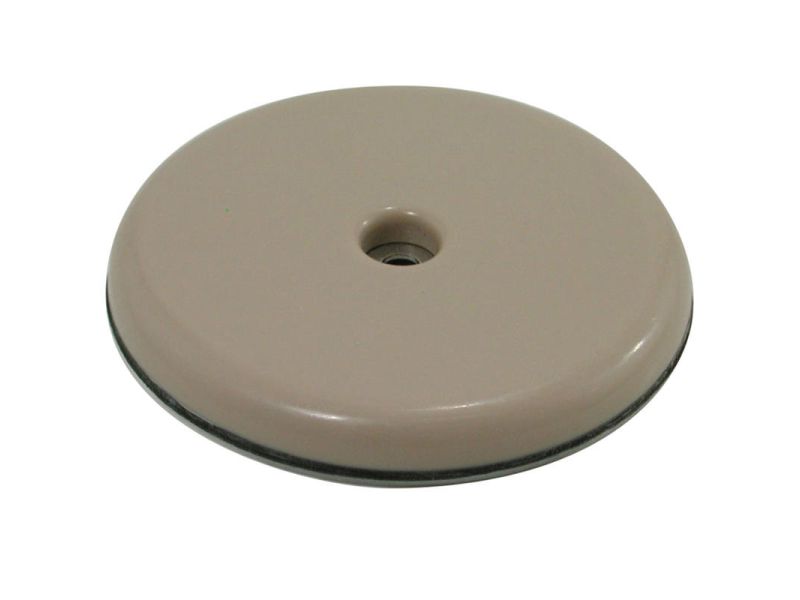 Shepherd Hardware 1-1/2-Inch Round, Adhesive Slide Glide Furniture Sliders, Beige, 4-Pack Online Hot Sale