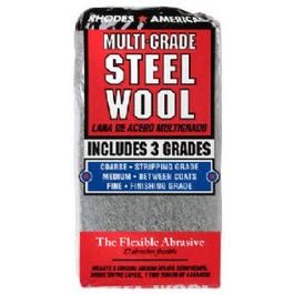 Steel Wool Pads, Assorted, 12-Pk. Fashion