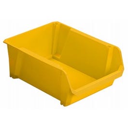 Storage Bin, Yellow Polypropylene, 13-1/4 x 5-7/8 x 9-In. Discount