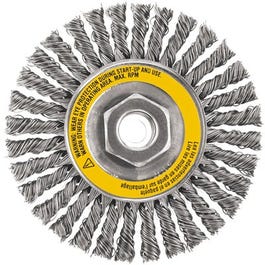 Stainless Stringer Wire Wheel, 4 x 5/8-In.-11 Sale