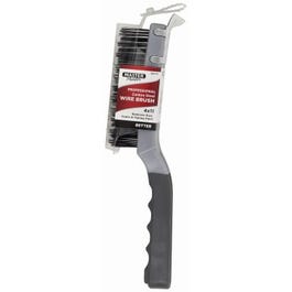 Soft Grip Carbon Steel Wire Brush With Scraper Online Sale