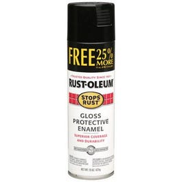 Stops Rust Spray Enamel, Black Gloss, 16-oz. Bonus Discount
