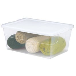 Storage Box, See-Through, 16-Qt. Discount