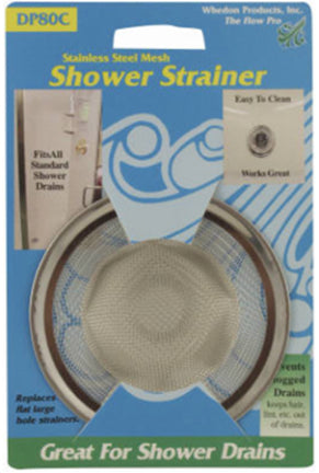 STAINLESS STEEL MESH SHOWER STRAINER Online Sale