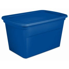 Storage Tote, Blue Morpho, 30-Gallons Supply