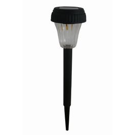 Solar Pathway Stake Light, Black Plastic Discount