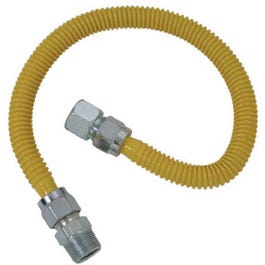 Stainless Steel Gas Range Connector, 60-In., 1/2-In. I.D. x 5/8-In. O.D. Online Sale