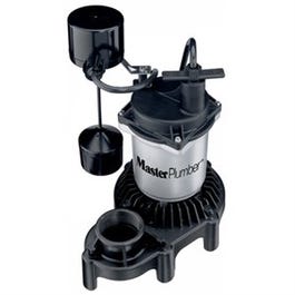 Sump Pump, Zinc & Plastic Construction, 1/3-HP Motor, 3,600 GPH Online Sale
