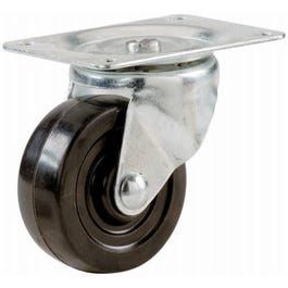 Swivel Plate Caster, Rubber, 2-In. Online Sale
