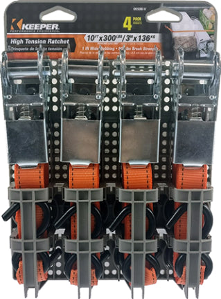 TIE DOWN 300 LB RATCHET 4PK Online Hot Sale