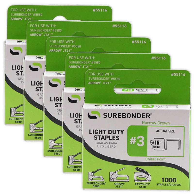 Surebonder 55116 Light Duty 5/16-Inch Leg Length Online Hot Sale
