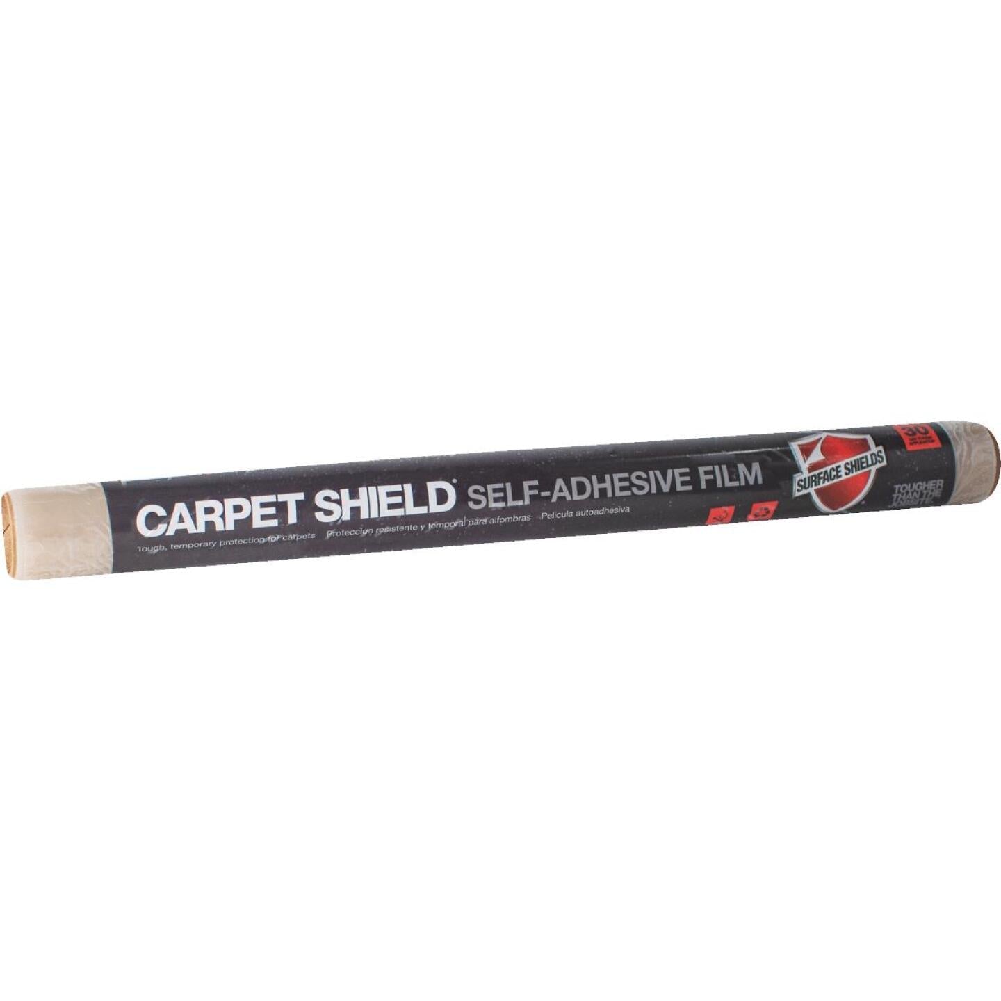 Surface Shields Carpet Shield 24 In. x 50 Ft. Self-Adhesive Film Floor Protector Online now