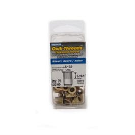 Threaded Insert, .080 Grip Range, 6-32 Steel Sale