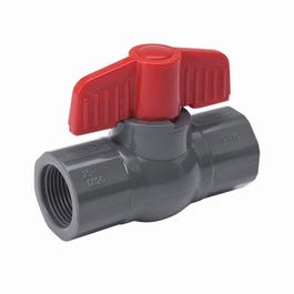 Threaded Ball Valve, Gray PVC, 1-In. Online Sale