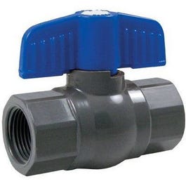 Threaded Ball Valve, Gray PVC, 1-1/4-In. Sale