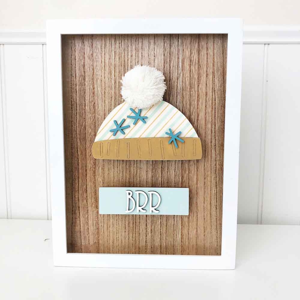 Brrrr Snow Hat – Simply Framed – Foundations Decor on Sale