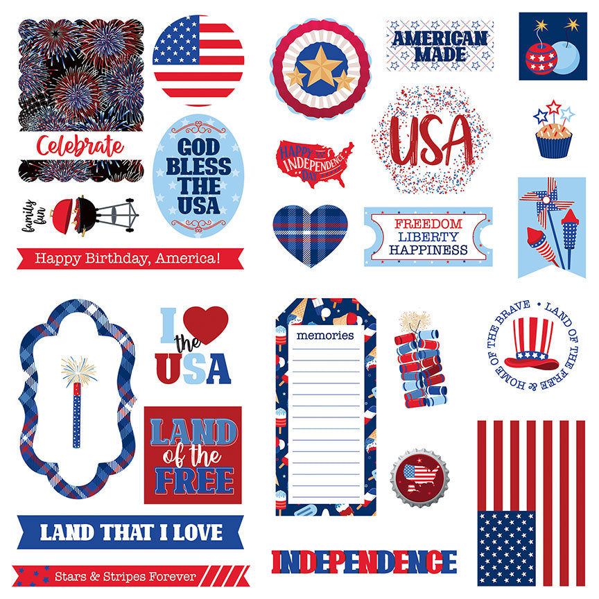 Cardstock Ephemera – Land That I Love Collection – Becky Moore – Photoplay on Sale