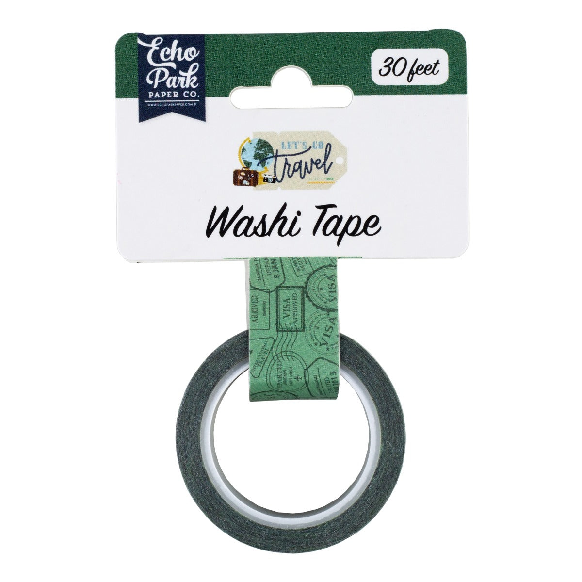 Destination Stamps Washi Tape – Let’s Go Travel Collection – Echo Park Fashion