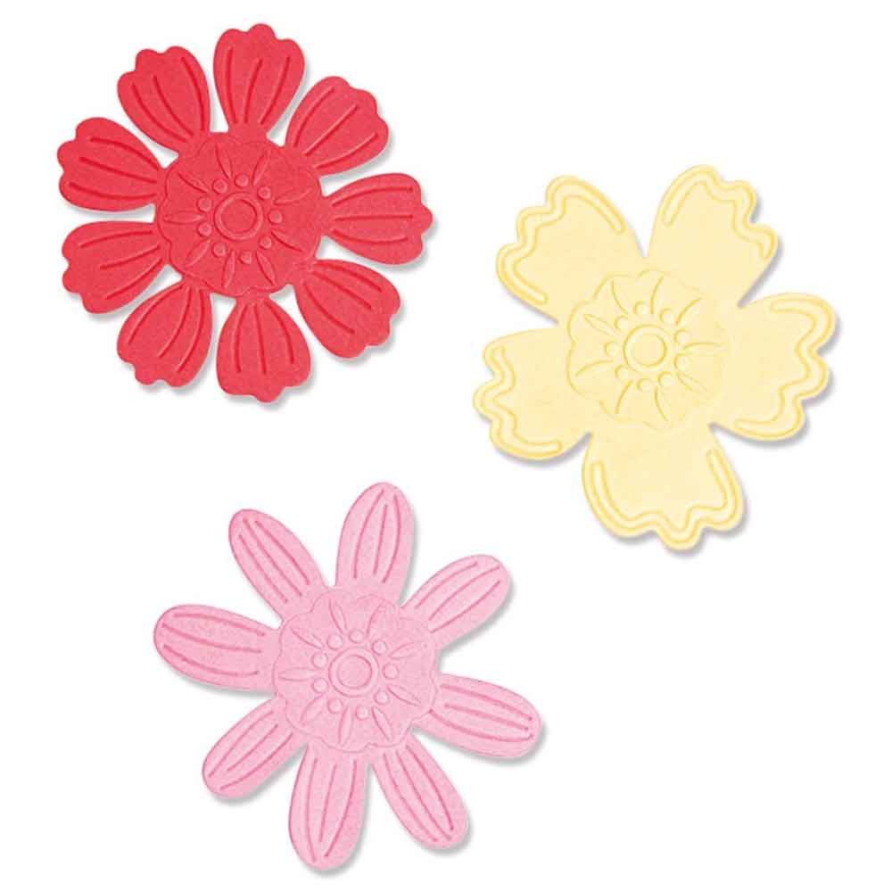 Detailed Blooms Switchlits Embossing Folder – Kath Breen – Sizzix Hot on Sale