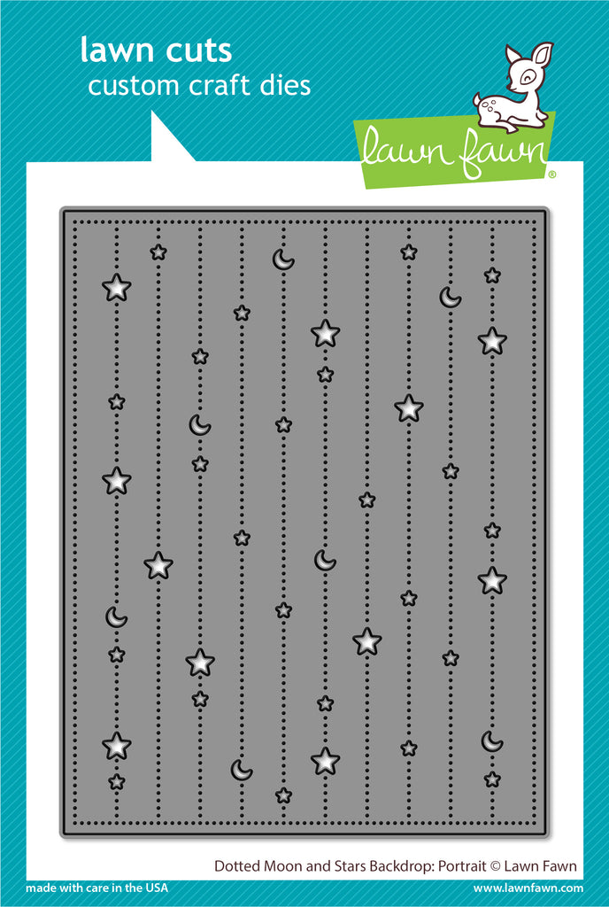 Dotted Moon and Stars Backdrop: Portrait Die-Lawn Fawn on Sale