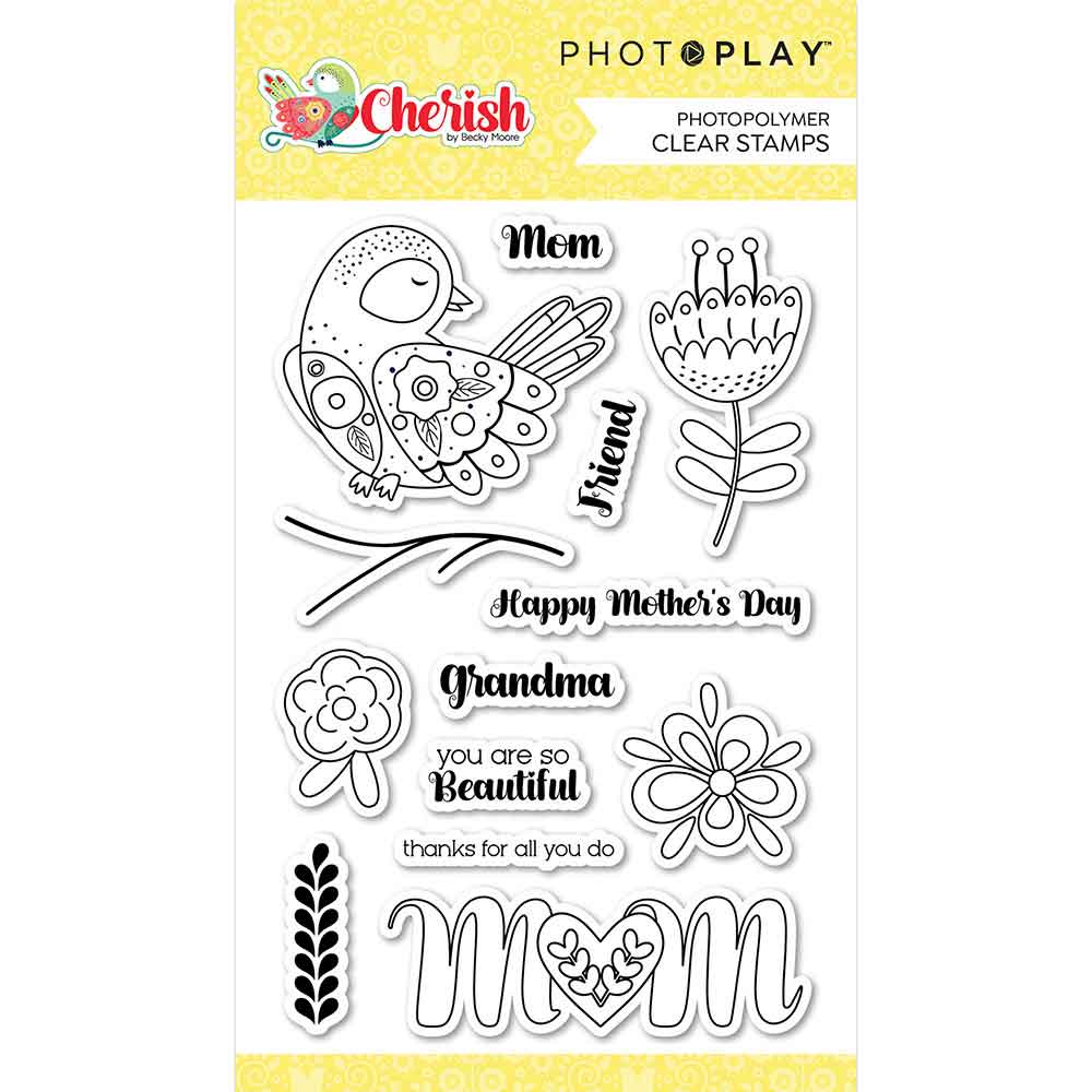 Cherish Stamp Set – Becky Moore – PhotoPlay Fashion
