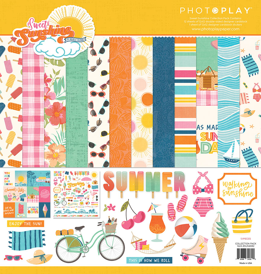 12″ x 12″ Collection Kits- Sweet Sunshine Collection – Photoplay Hot on Sale