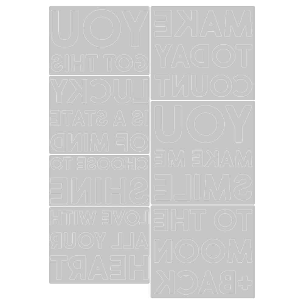 Bold Text #2 Thinlits Die Set – Tim Holtz – Sizzix Online Sale