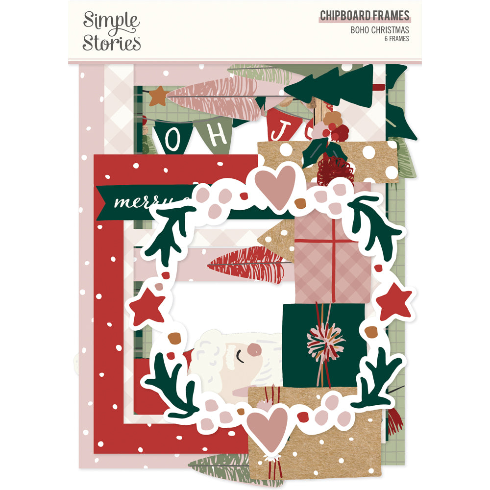 Boho Christmas – Chipboard Frames – Simple Stories Online