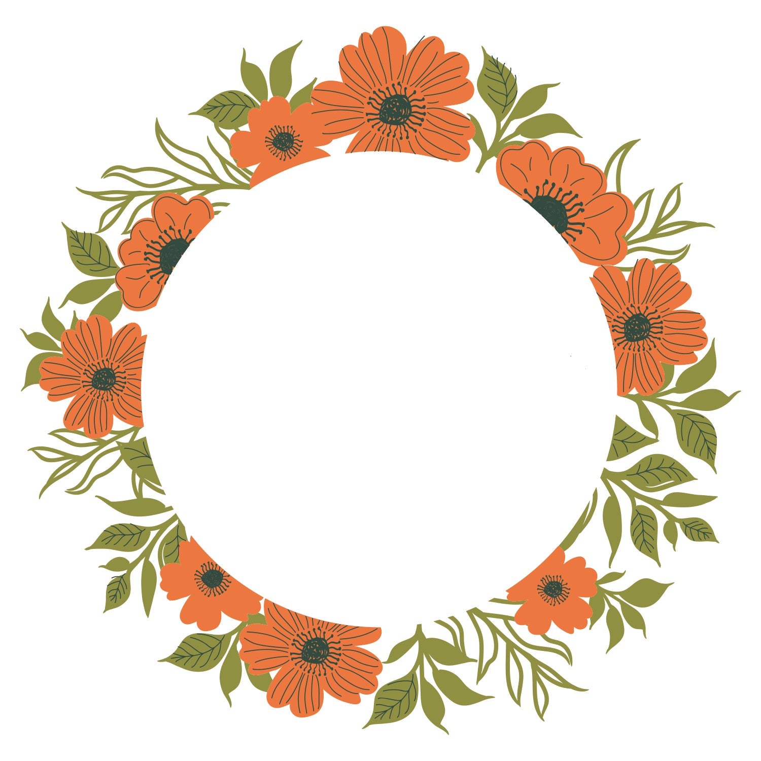 Botanic Wreath Layered Clear Stamps Set by Lisa Jones – Sizzix Online
