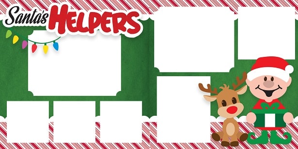 Deck the Halls with Santa’s Helpers SVG Image File Download for Christmas Projects on Sale