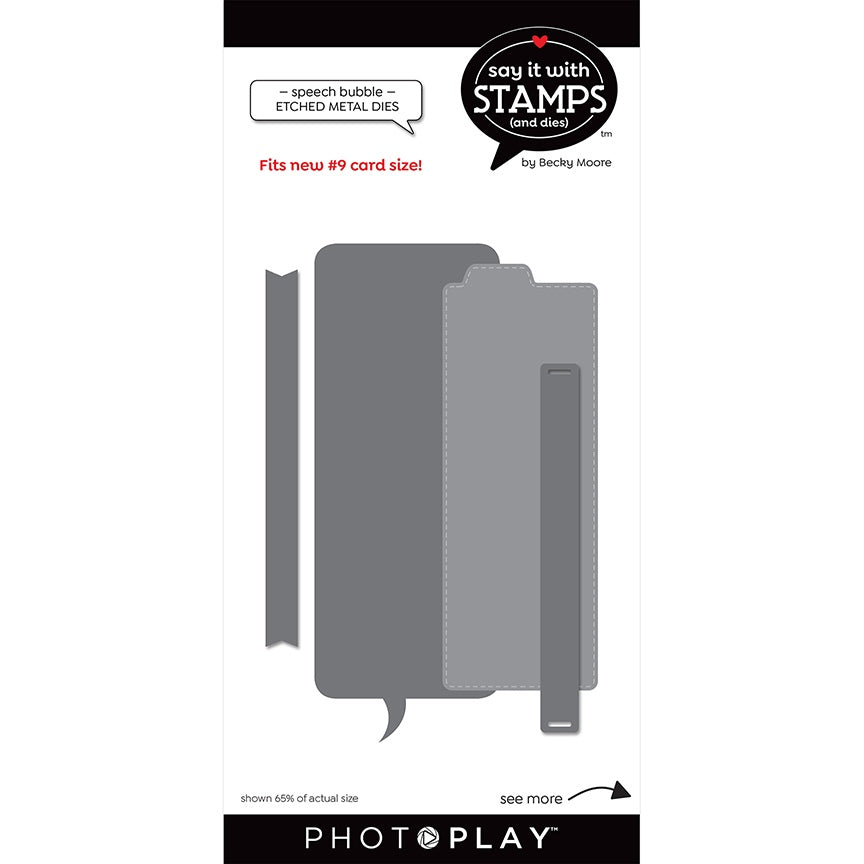 #9 Speech Bubble Dies – Say It With Stamps – PhotoPlay on Sale
