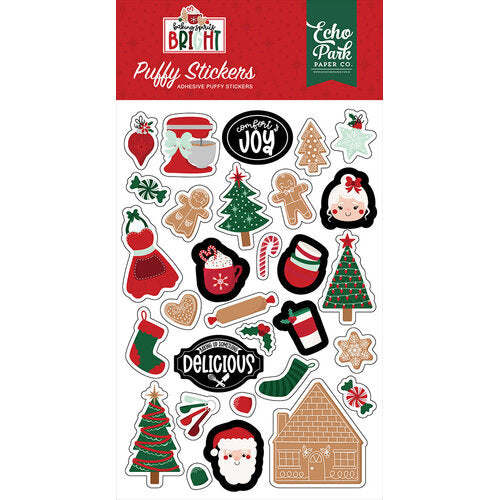 Baking Spirits Bright Puffy Stickers – Echo Park Online now