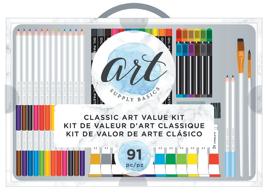 Classic Art Kit – Art Supply Basics – American Crafts Hot on Sale