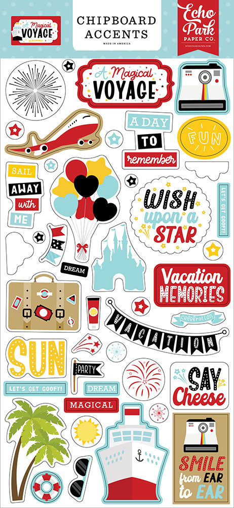 A Magical Voyage Chipboards Accents – Echo Park Online now