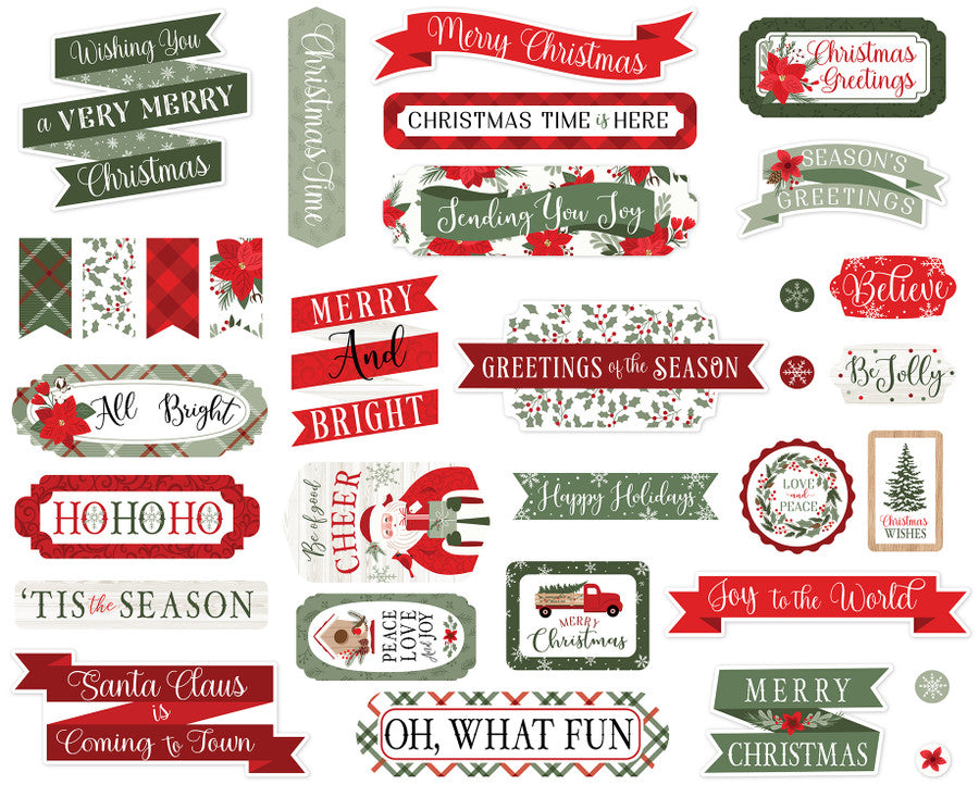 Christmas Time Titles & Phrases -Echo Park Online