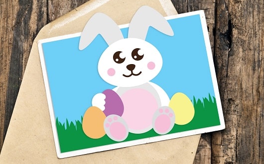 Bunny with Eggs SVG Image File Download for Easter Projects Online Hot Sale