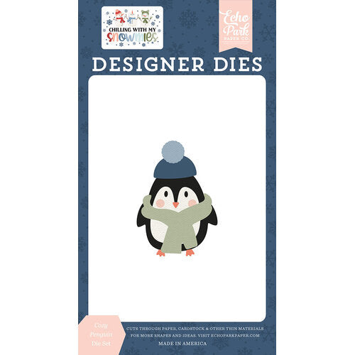Cozy Penguin Die Set – Chilling With My Snowmies – Echo Park on Sale