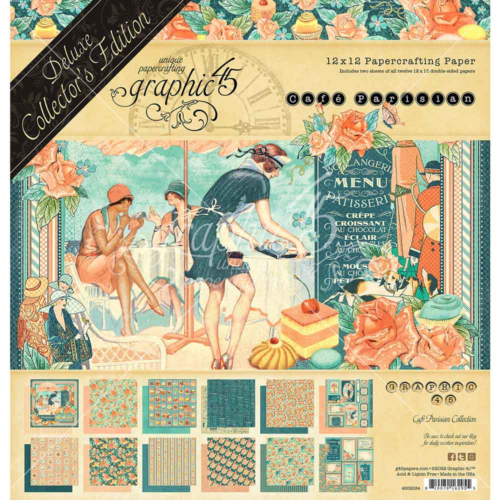 Cafe Parisian Collector’s Edition Pack – Graphic 45 on Sale
