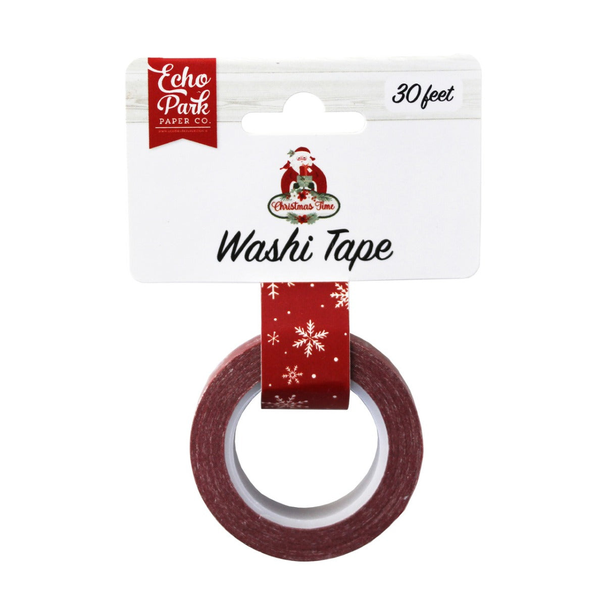 Christmas Time Washi Tape – Bright Snowflakes – Echo Park Sale