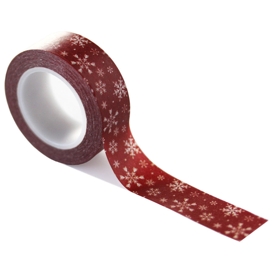 Christmas Time Washi Tape – Bright Snowflakes – Echo Park Sale