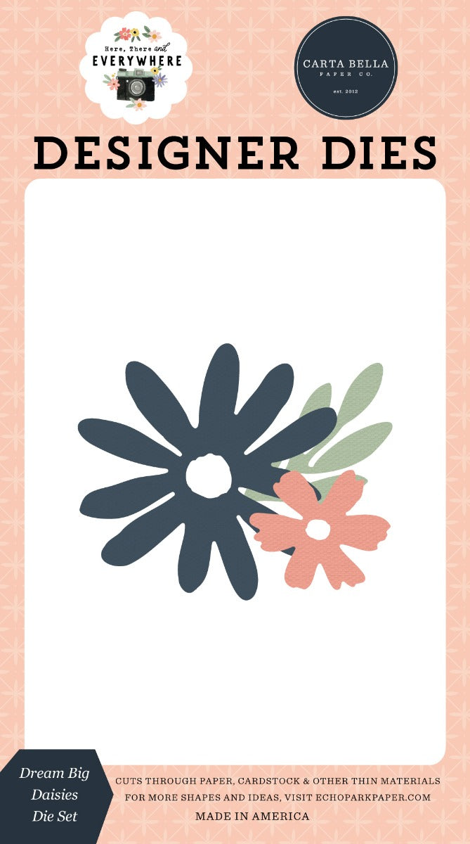 Dream Big Daisies Designer Dies – Here, There, and Everywhere – Carta Bella Paper Fashion