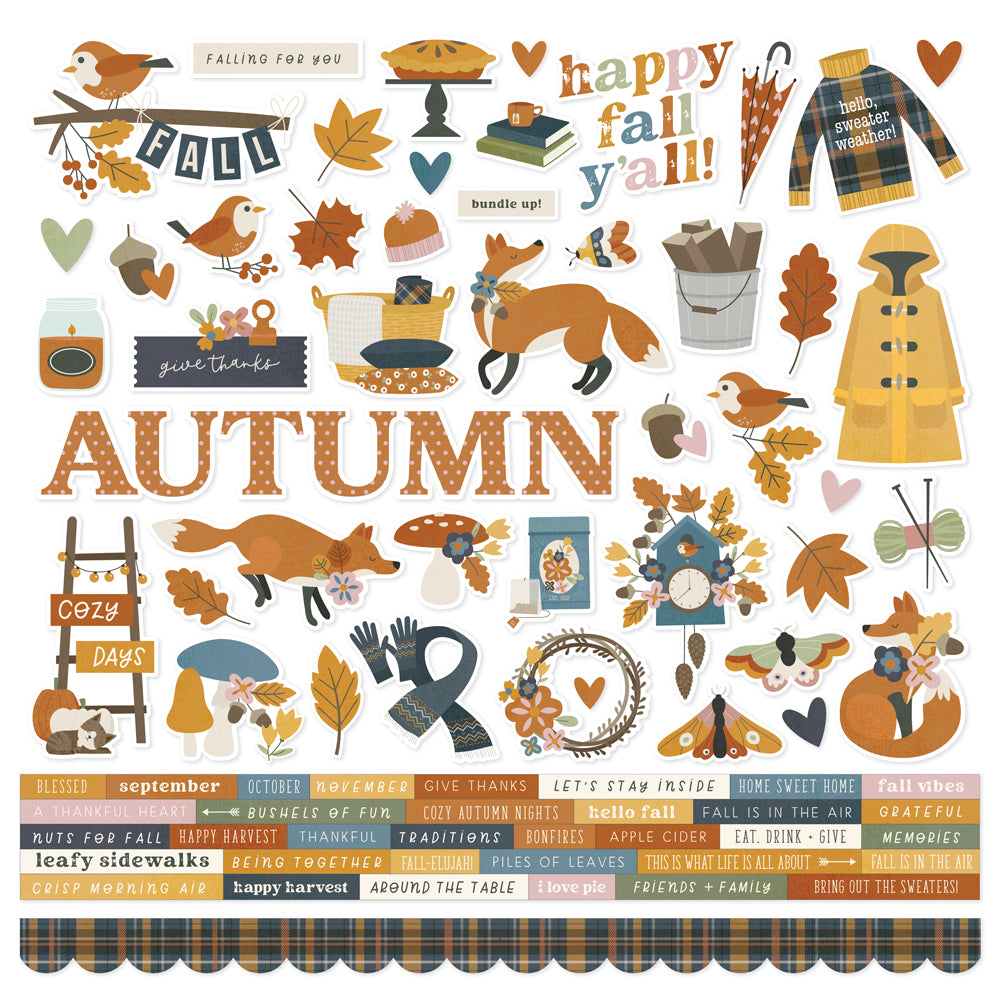 Acorn Lane – Cardstock Stickers – Simple Stories Online Sale