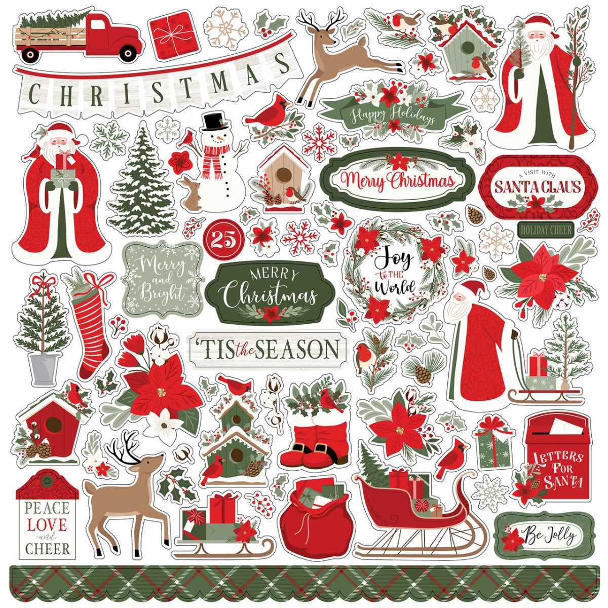 Christmas Time Element Stickers – Echo Park Online Sale