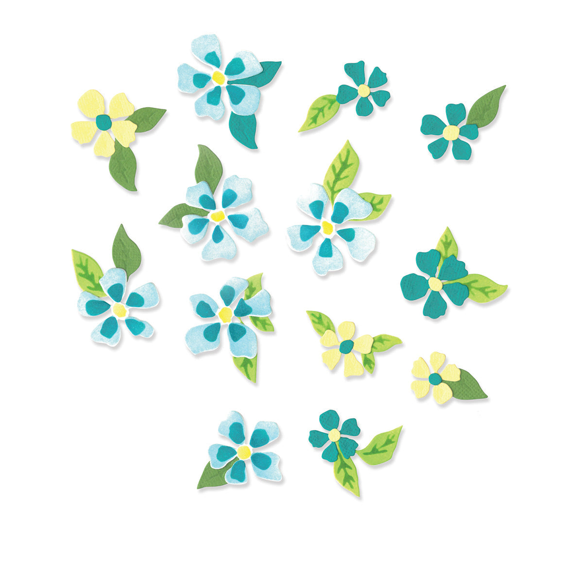 Blooms & Background Thinlits Die Set Painterly by Eileen Hull – Sizzix on Sale