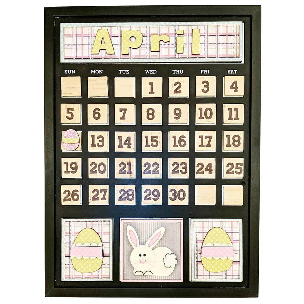 April Magnetic Calendar – Foundations Decor Online